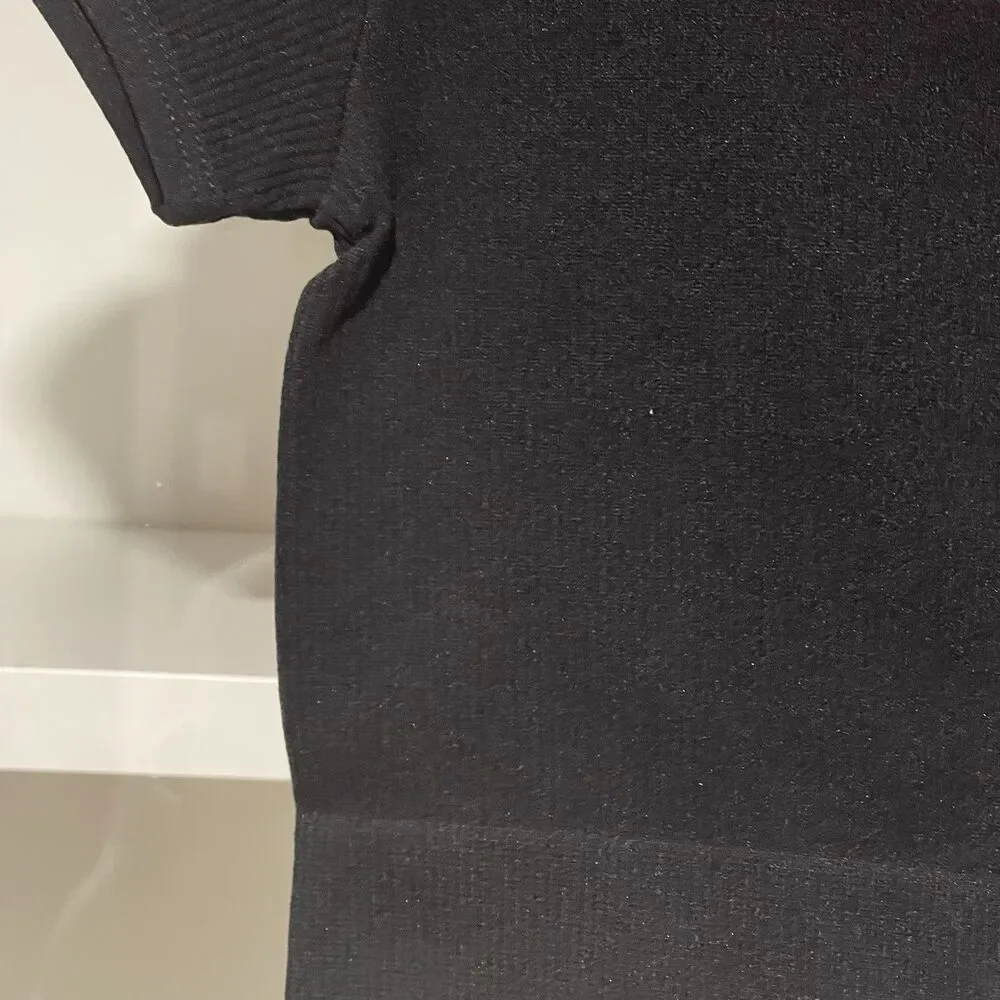 Wild Fable Black Cropped Ribbed Top - Picture 2 of 4